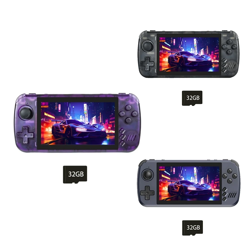 X39Pro retro videohra konzola 32 GB 4,5 palca Podpora obrazovky 2-hráča hier vreckových herných hier Gamepad Darče