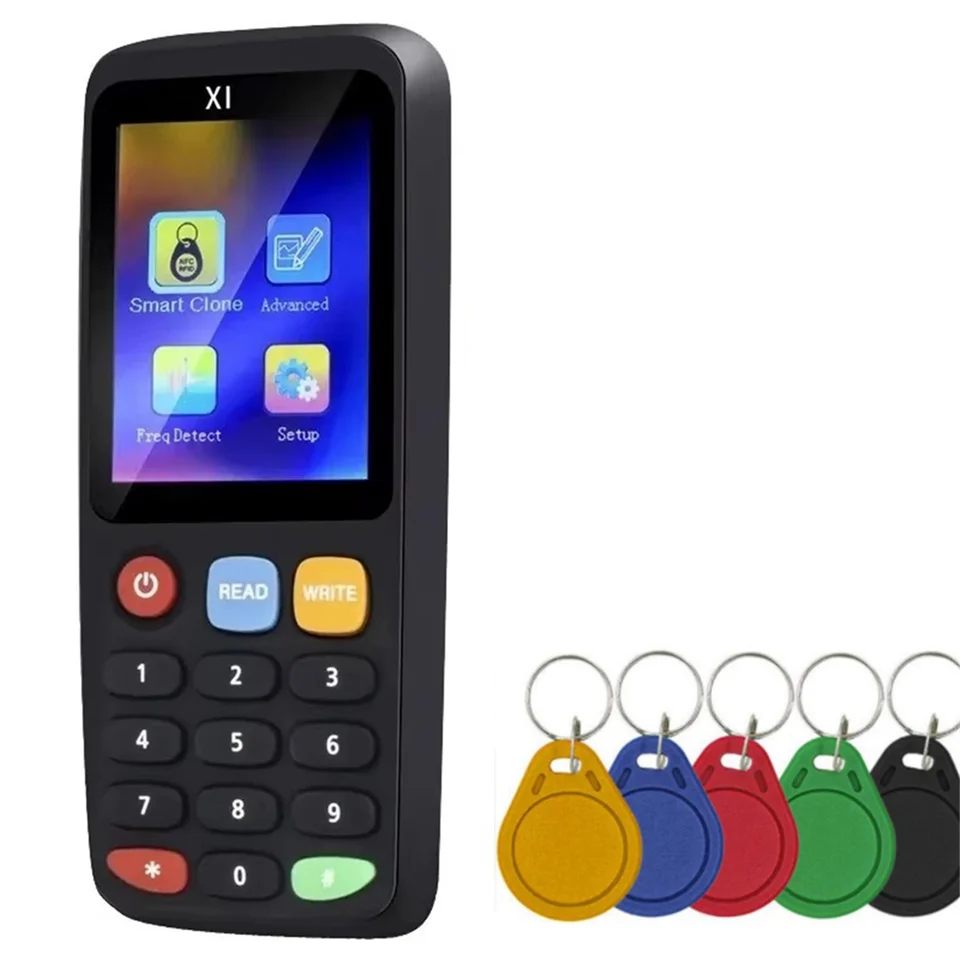 X7 RFID inteligentný čip NFC Decoder Duplicator Reader Autor+5xuid Kopírovacia značka Kopírka 125kHz 13,56MHz Token Token Clone Card_l49a