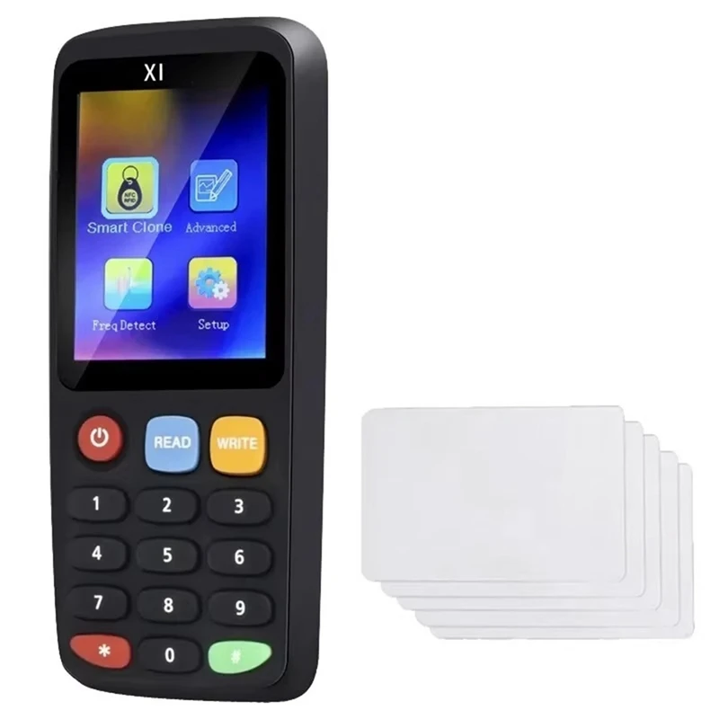 X7 RFID Smart Chip NFC Decoder Duplicator Reader Autor+5xuidná značka Kopírka 125 kHz 13,56 MHz Token Token Clone Card Token