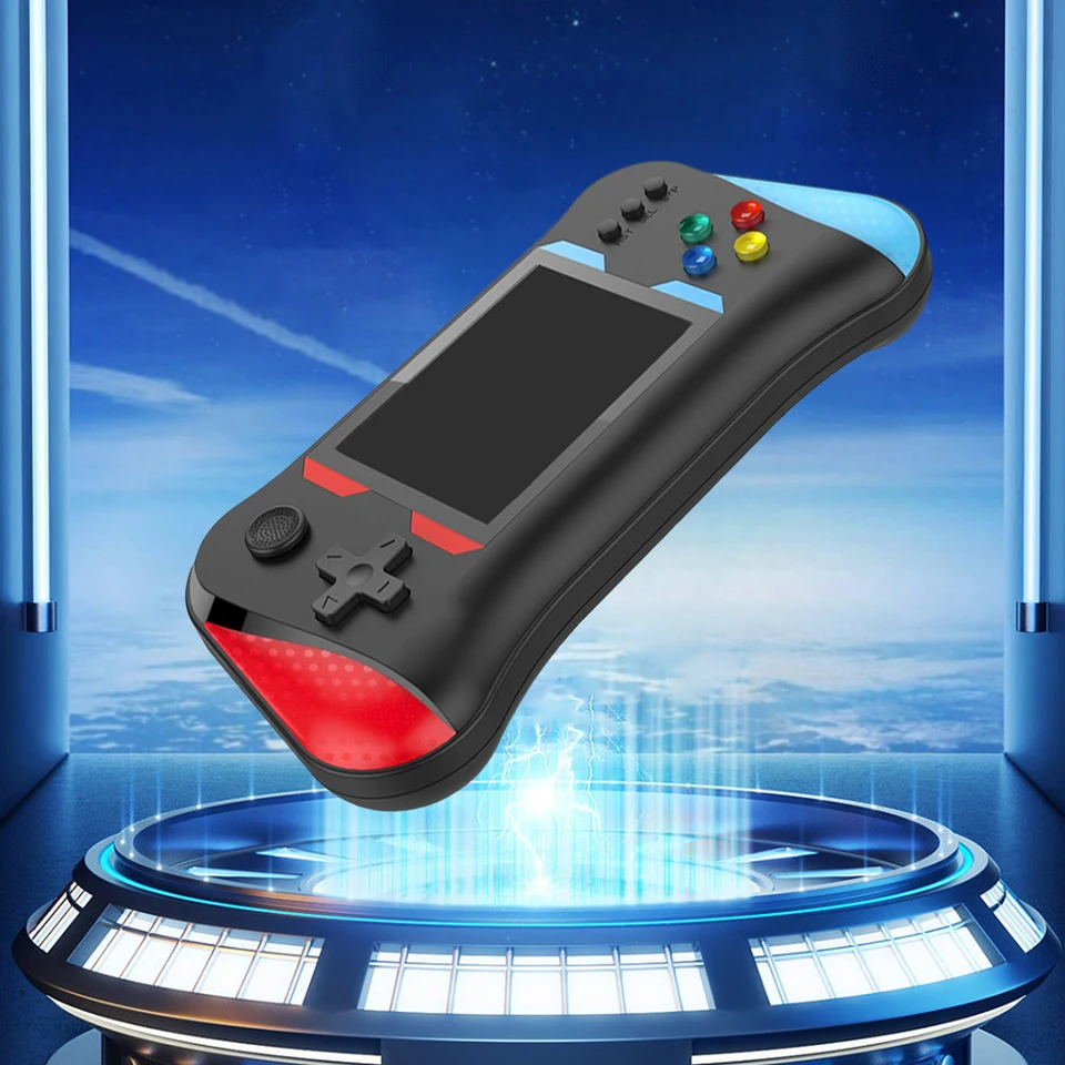 X7M Retro Video Game Console Vstavaná 500 hier prenosná herná konzola Mini Game Console pre darček k narodeninám