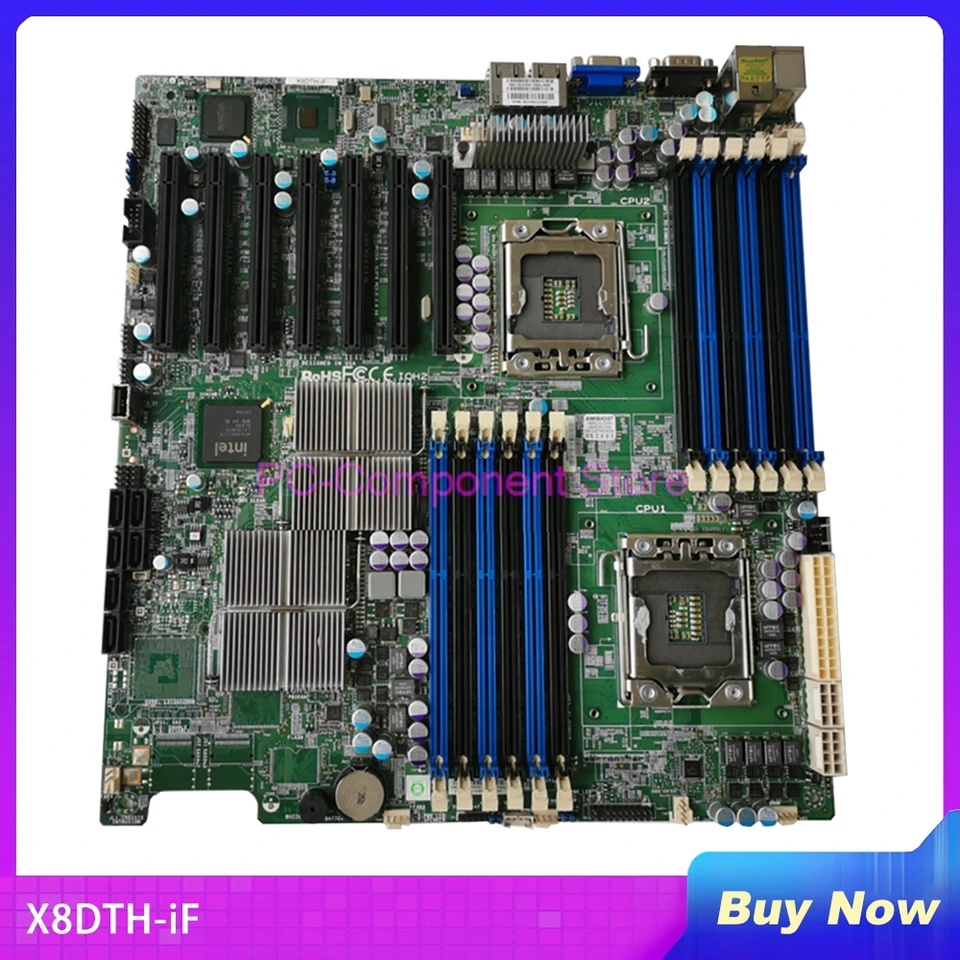 X8DTH-IF pre SuperMicro Server HORD FOURBOOK XEON Processor 5600/5500 Series DDR3 SATA2 PCI-E 2.0 DUAL-Port GIGABIT ETHERNET IPMI