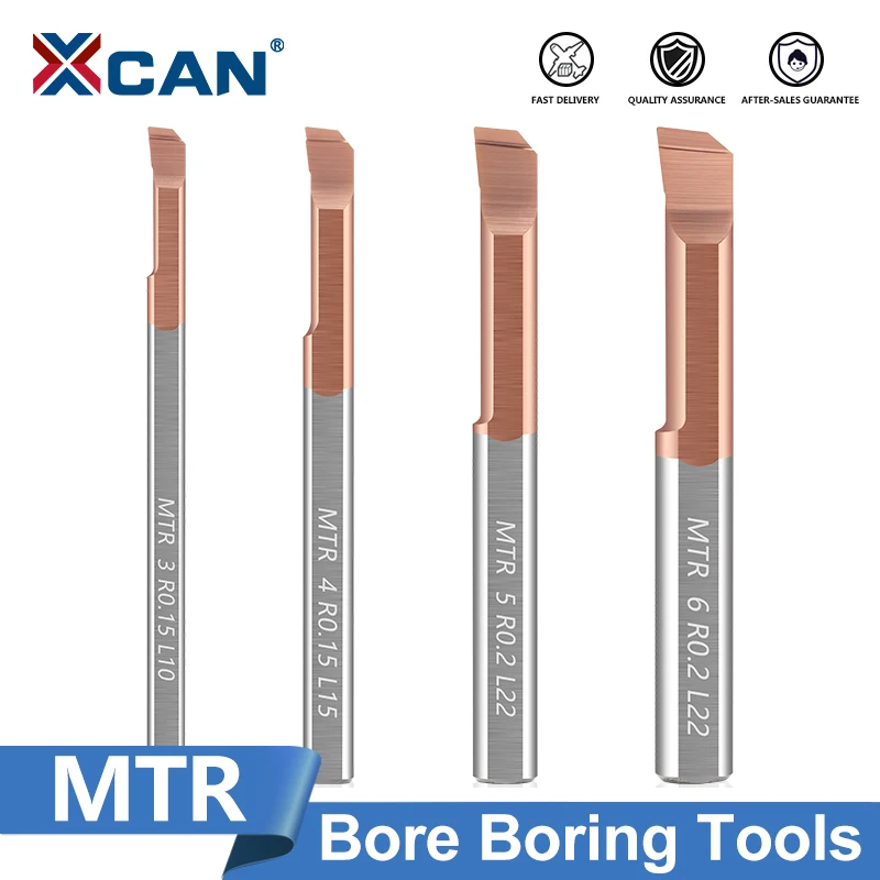 Xcan MTR s malými otvormi nudný nástroj 1pc mtr Boring Cutter Micro Priemer Interný závit otáčania nástroja CNC