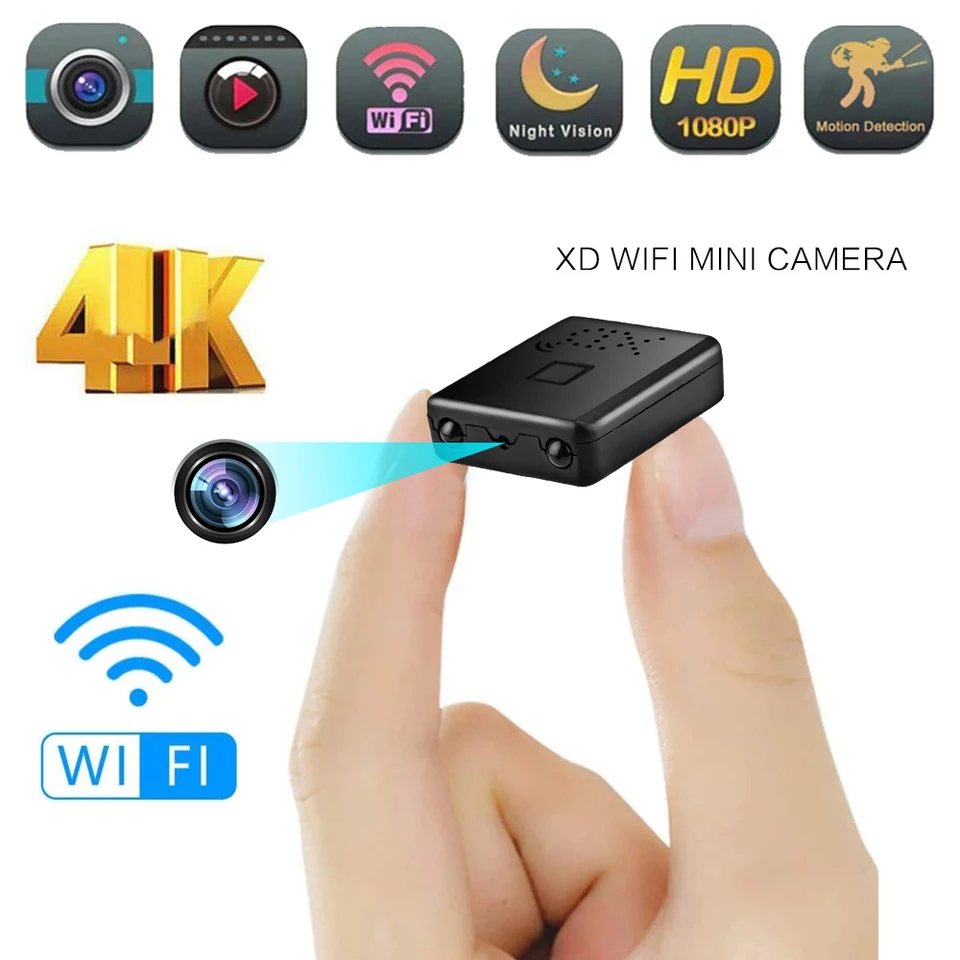 XD Mini Camera Full HD 1080p Domáce zabezpečenie videokamer nočné videnie Micro Wireless Detection Cam Motion Detection Video Hlasový dohľad