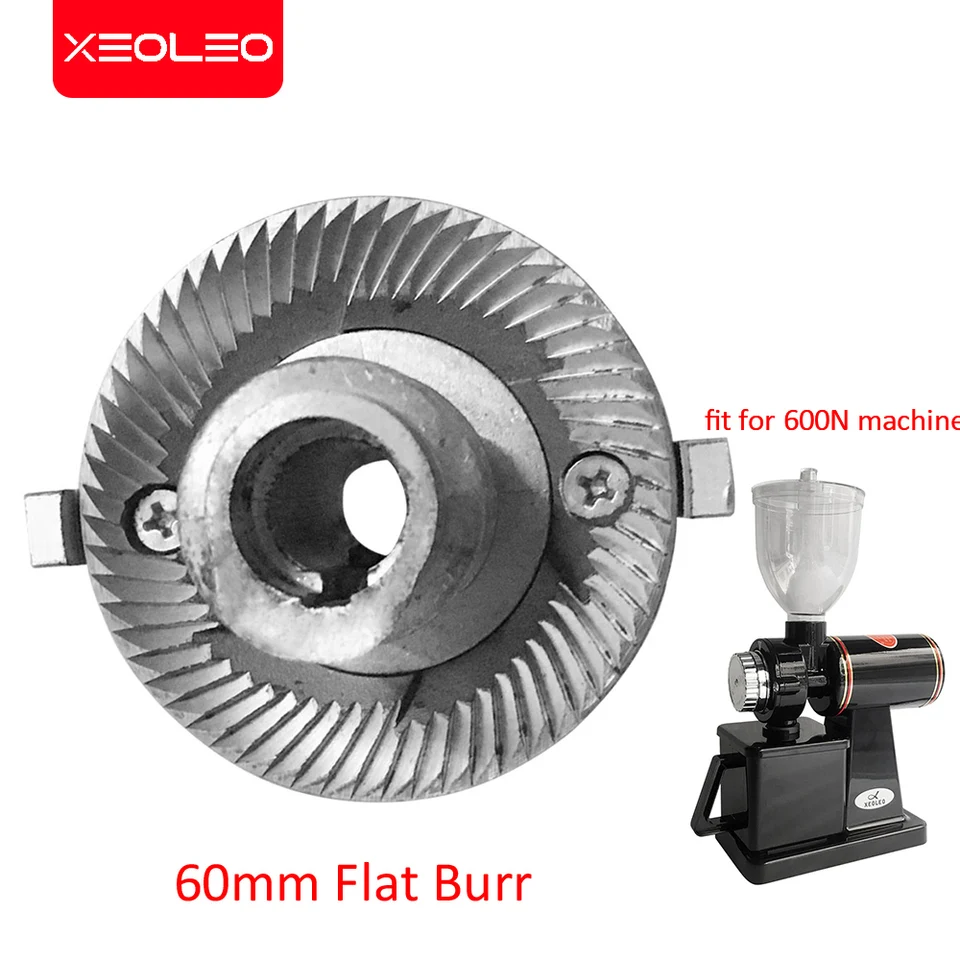 Xeoleo Mill Stone pre 600 N Plochá Burr 60 mm Grind Burr Coffee Part Iron Material