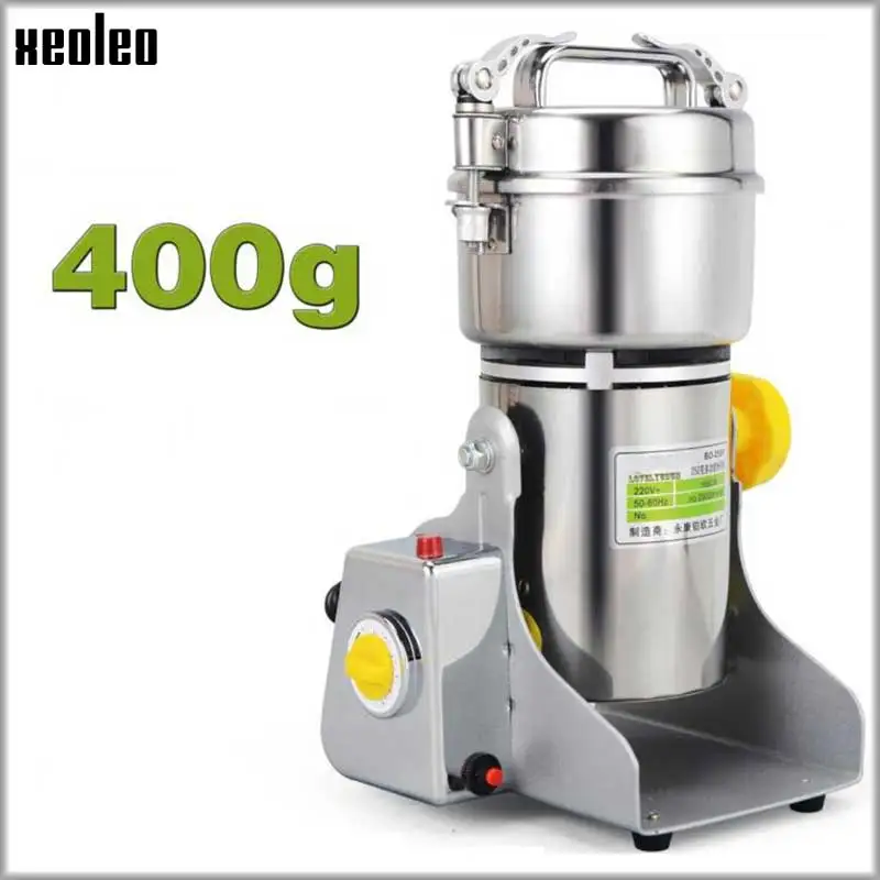 Xeoleo zrno zrna brúska 400G Elektrická kávová mlynina bylinky/fazuľa/korenie mlynový stroj Swing Typ