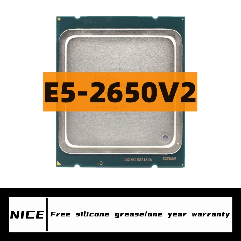 Xeon E5 2650 V2 LGA 2011 procesor CPU 8 Core 2,6 GHz 20M 95W SR1A8 E5 2650V2