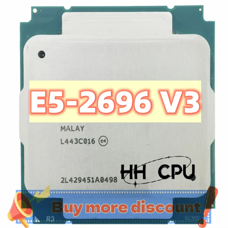 Xeon E5 2696 V3 2696v3 2,3 GHz 18-jadrová LGA 2011-3 procesor CPU