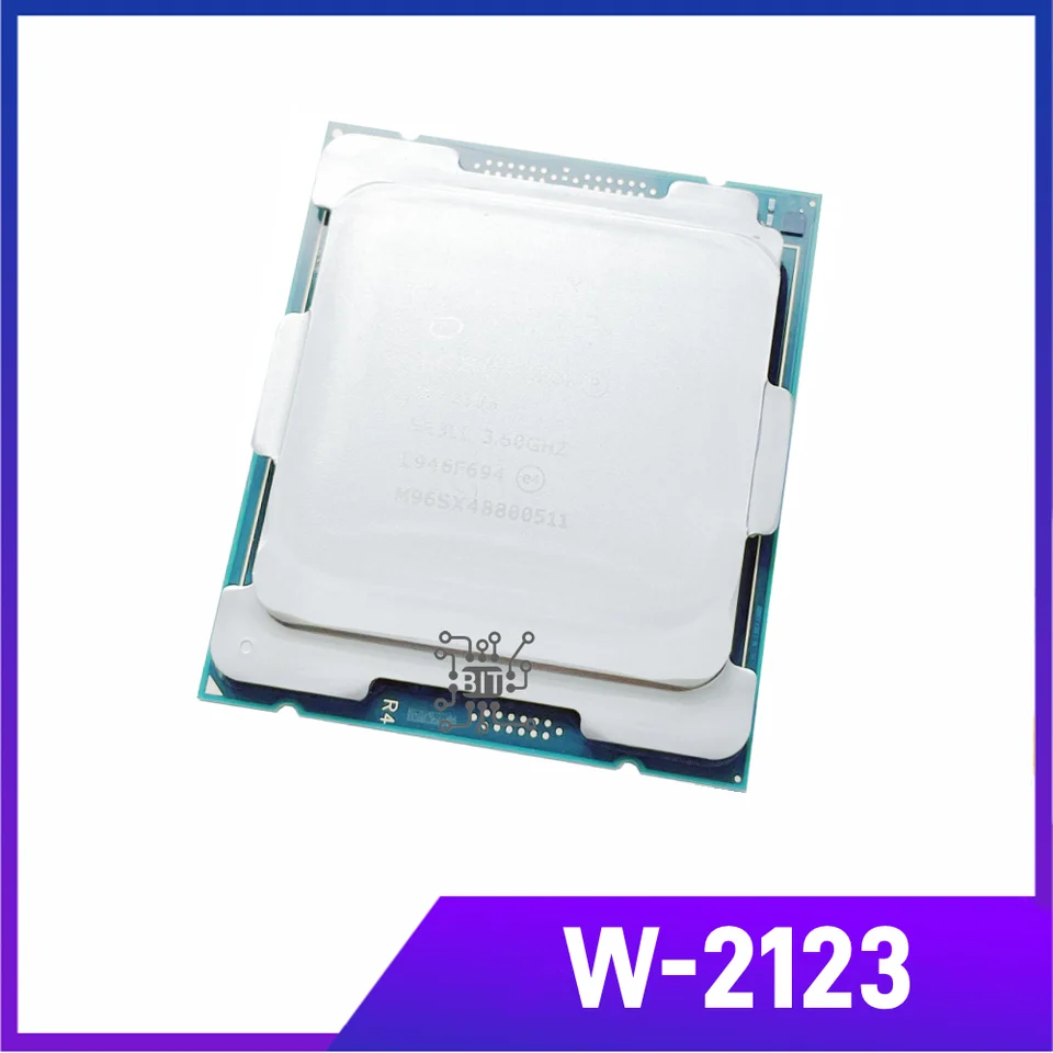 Xeon W-2123 CPU 14 nm 4-cores 8-threads 3,6 GHz 8,25 MB 120W Procesor W2123 LGA2066 pre C422 základnú dosku