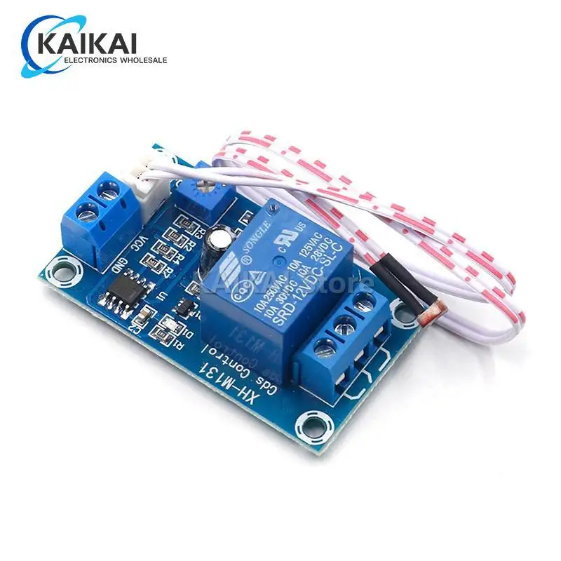 XH-M131 DC 5V 12V 24V 10A Riadiaci spínač svetla Fotoresistorový reléový relé detekčný senzor Automatický riadiaci modul Senzor jasu