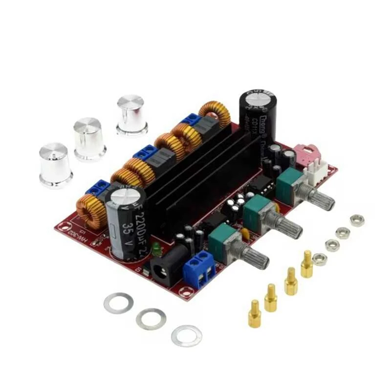 XH-M139 DIGITÁLNA DOPRAVA Zosilňovača 2,1 kanála 2x50W a 100W DC12-24V zosilňovacia doska TPA311602