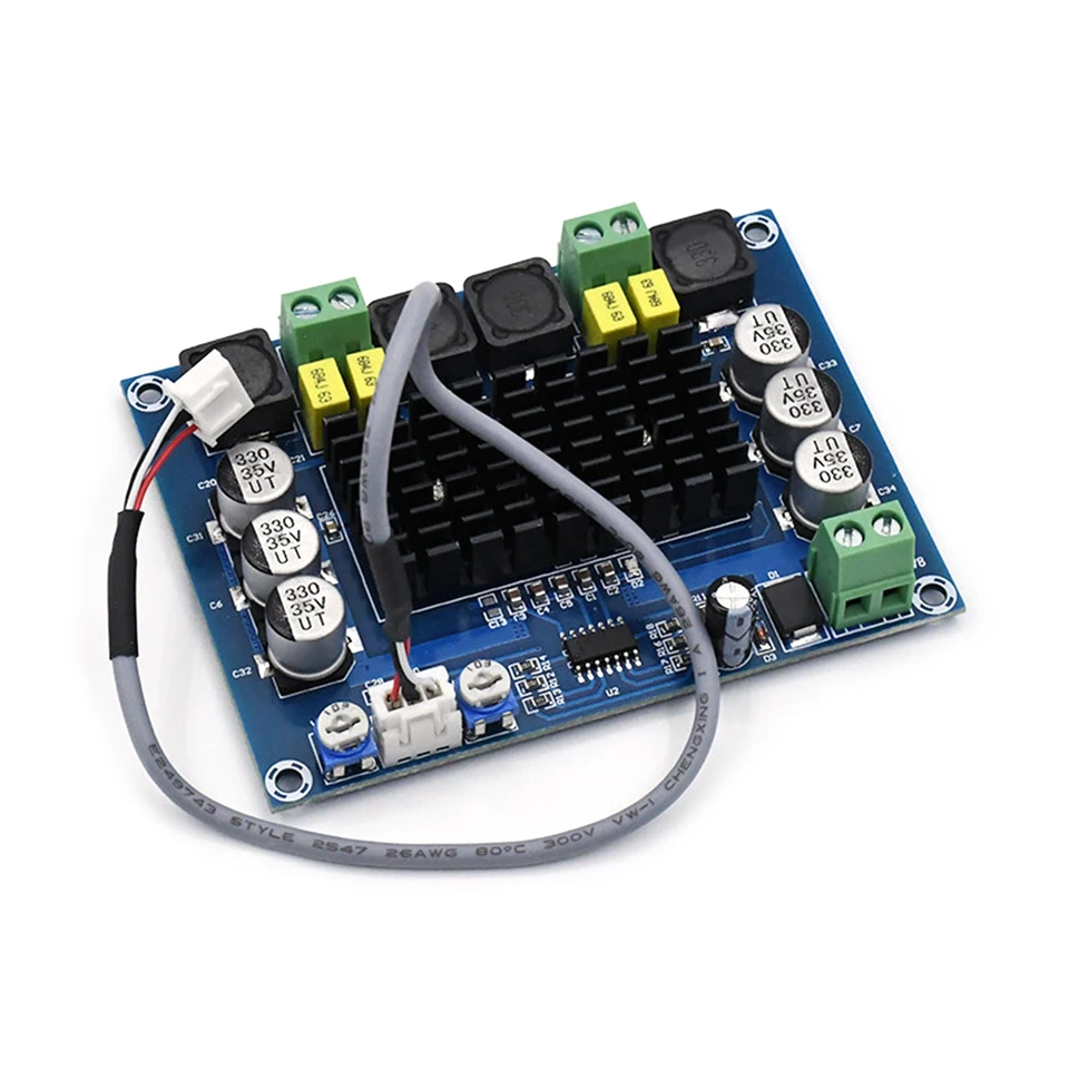 XH-M543 TPA3116D2 120WX2 Digitálny duálny zosilňovač duálneho kanála s káblom Subwoofer Audio Board Stereo Reproduktor Power Modul
