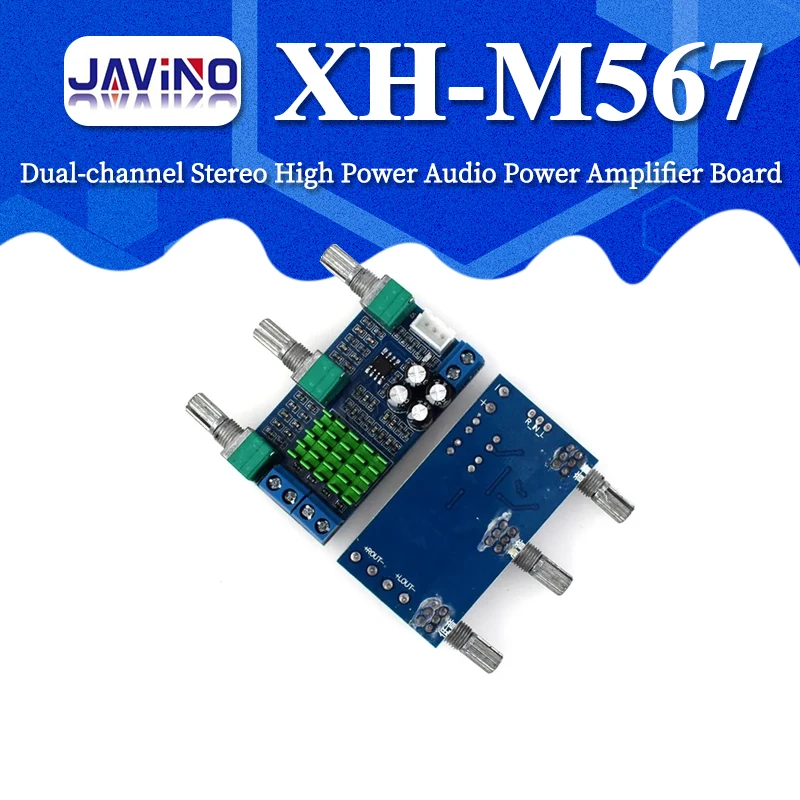 XH-M567 TPA3116D2 Dual-Channel Stereo High-Power Digital Audio Power Board Board Audio Power Board zosilňovač 80W*2