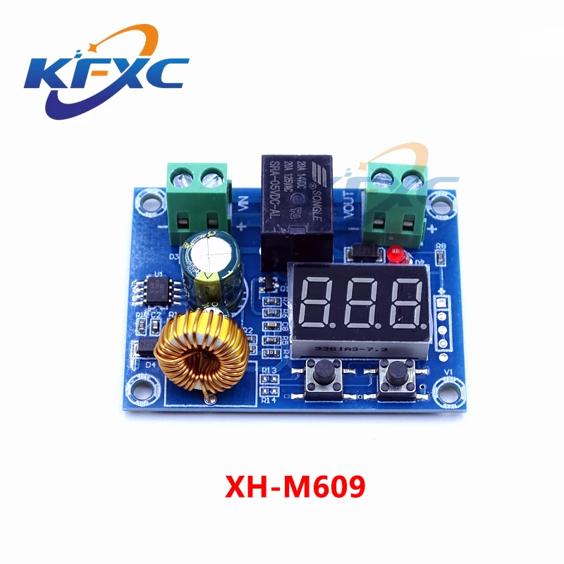 XH-M609 Nízke napätie Odpojte vypínač odrezaný 12 V 24 V 36V Digitálny LED displej nadmerného výhýb