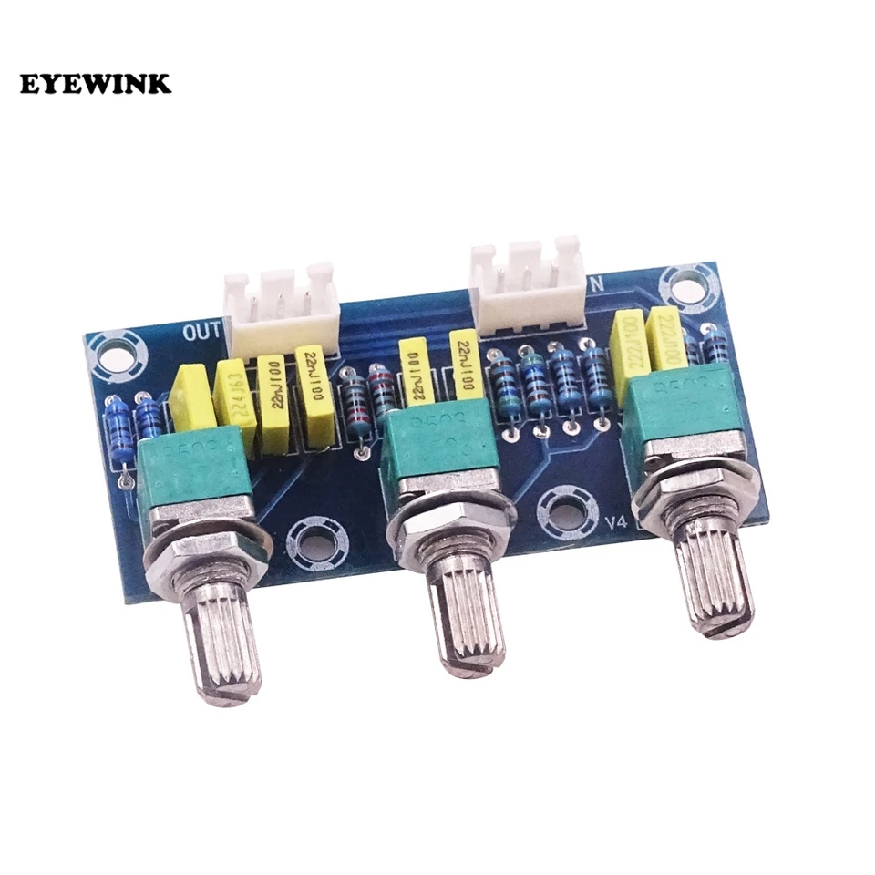 XH-M802 Zosilňovacia doska Vysoké a nízke napätie Mixer Tone Board Ovládanie ovládača Subwoofer PCB AmplificAdor