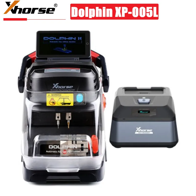 Xhorse Dolphin XP005L XP-005L Dolphin II Rezací stroj s nastaviteľnou dotykovou obrazovkou a Xhorse XDKR00GL Čítač