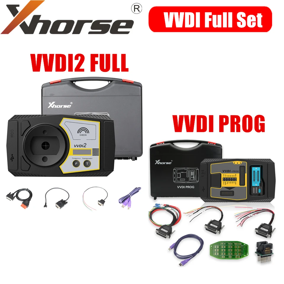 Xhorse VVDI2 Full Kit v7.3.7 s OBD48 96bit 48-klonu MQB pre BMW FEM/BDC VVDI2 Plná verzia plus programátor VVDI PROG programátor V5.3.7