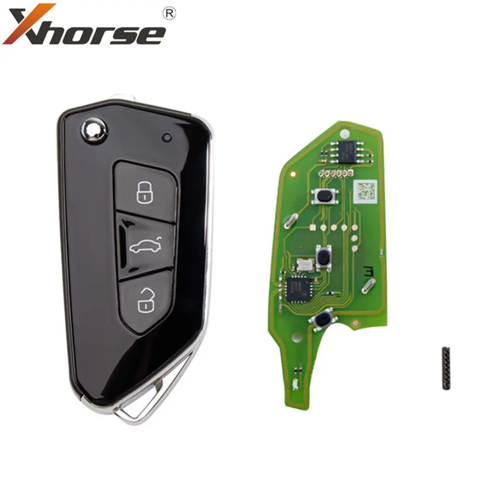 Xhorse xkga81en všetky tlačidlá Black 3 Universal Wired Remote Key