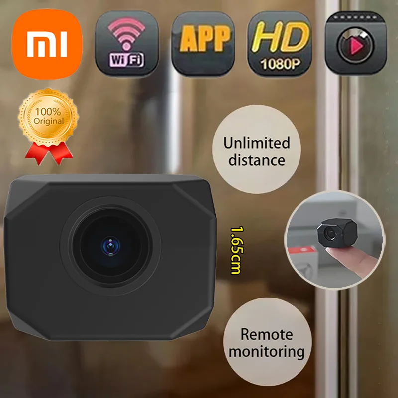 Xiaomi 1080p HD Mini Camera WiFi IP/AP diaľkové monitorovanie ľahké prenosné prenosné kamkordé inteligentné domáce sledovanie CAM CAM
