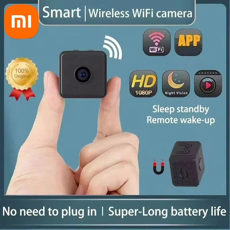Xiaomi 1080p Wireless Camera WiFi diaľkový monitor Camera Mini Home IP Camera Detect Detecting Recorder Super dlhá výdrž batérie