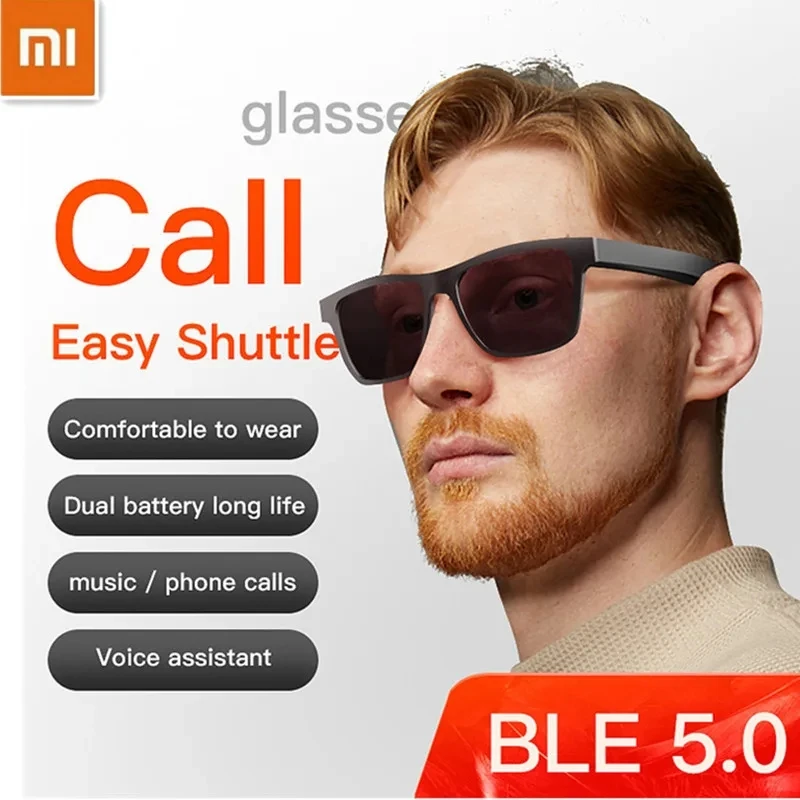 Xiaomi 2024 Inteligentné okuliare riadiace slnečné okuliare počúvajúce hudbu Bluetooth Audio Glasses Bluetooth Slúchadlá bezdrôtových slúchadiel