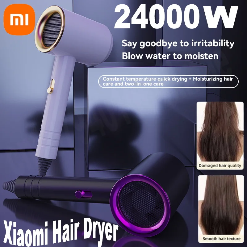 Xiaomi 24000 W Sušič vlasov Domácnosť Vysoký výkon modrý negatívny ión rýchle sušenie vlasov Sušer neubližuje koreňom vlasov sušič vlasov