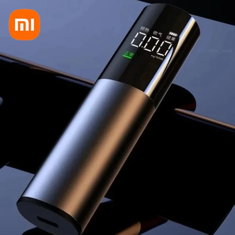 Xiaomi Anmu Automatický alkohol Tester Profesionálny dychový tester alkoholu prenosný nabíjateľný dychový náradie HD HD