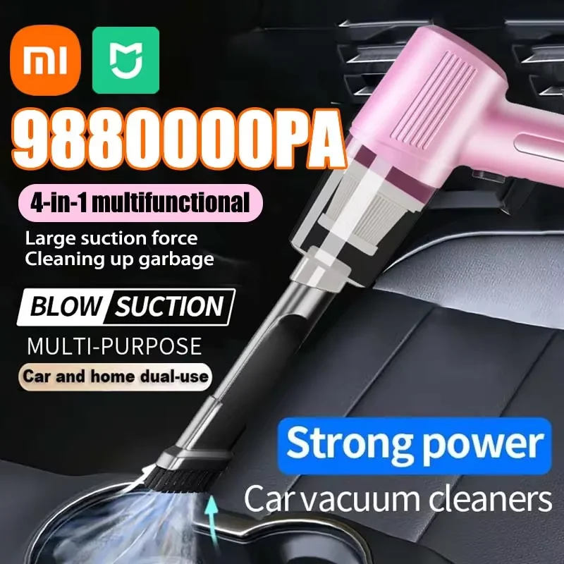 Xiaomi Mijia 9880000PA Wireless Car vysávač prenosný vysokovýkonný sact Blow Integrated Clean Appliance vreckový vreckový vreckový nový