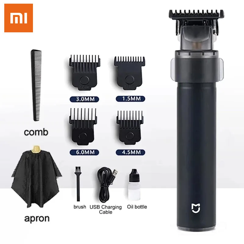 Xiaomi Mijia Clipper Trimmer pre mužov Elektrický holiaci stroje na Clippers Barber Professional Haircut Machine Barbershop Cutting brady