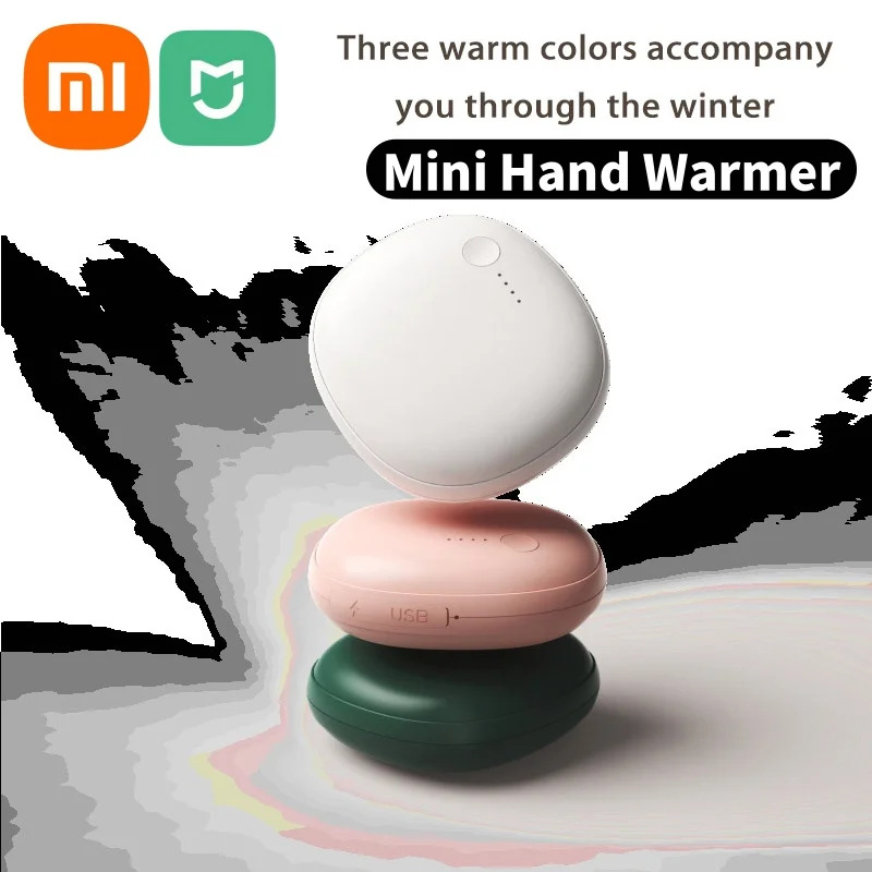 Xiaomi Mini Ručné teplejšie nabíjateľné prenosné teplé ruky Ohrievané muži a ženy kemping vianočný darček vianočný darček