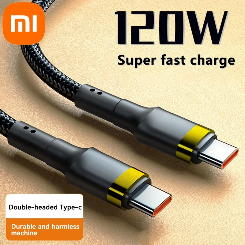Xiaomi PD 120W Rýchle nabíjanie pre Samsung S24 USB C na USB Kábel typu C pre iPhone 15 plus max xiaomi 14 rýchla rýchla nabíjačka