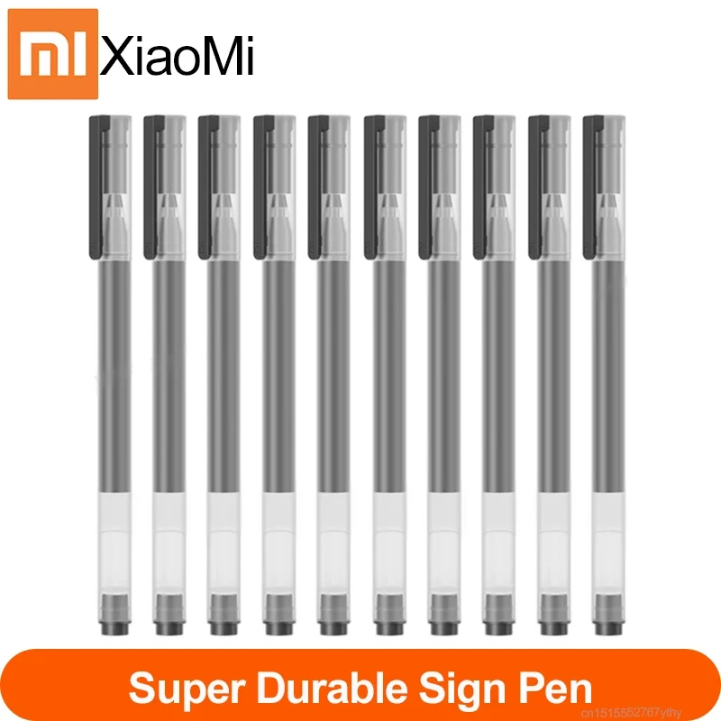 Xiaomi Pen mijia super trvanlivé znamienko Pen mi perá 0,5 mm podpisy perá s mjzxb02wc Smooth Švajčiarsko doplňte mikuni japonský atrament