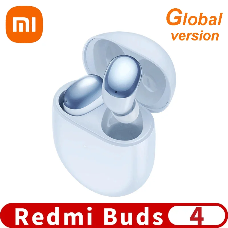 Xiaomi Redmi Buds 4 True Wireless Bluetooth 5.2 Slúchadlá redukcie hluku Hazardné slúchadlá Vodotesný šport Xiaomi Headset