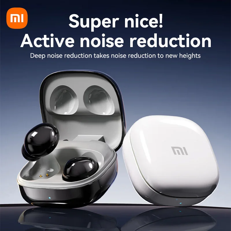 Xiaomi S07 Bezdrôtové náhlavné súpravy Bluetooth v uši redukcie hluku slúchadlá dotyk ovládacích slúchadiel Hi-Fi zvukové kufre do uší