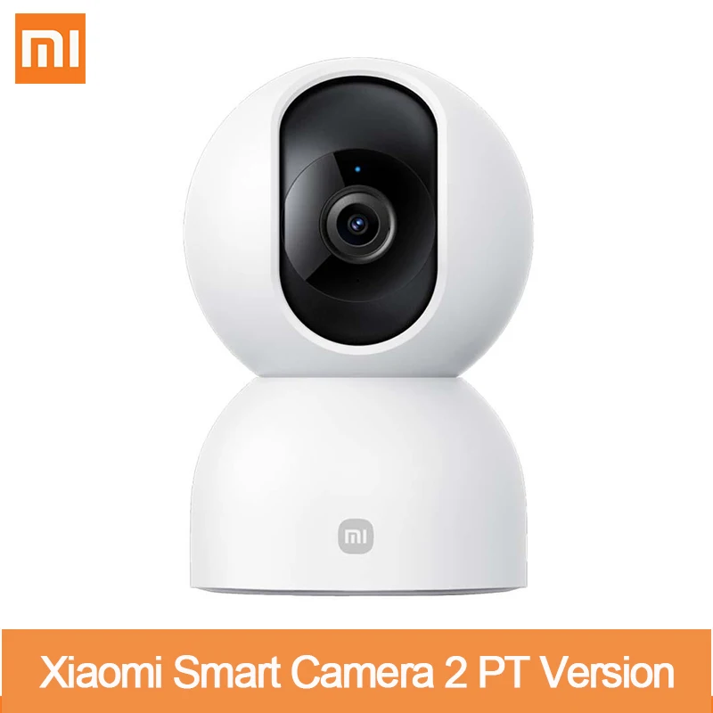 Xiaomi Smart Camera 2 PT Verzia 360 ° 2,5K 4MP nízko svetlo s nízkym svetlom Fulor AI Human Detection Security Monitor Práca s domácou aplikáciou MI Home App