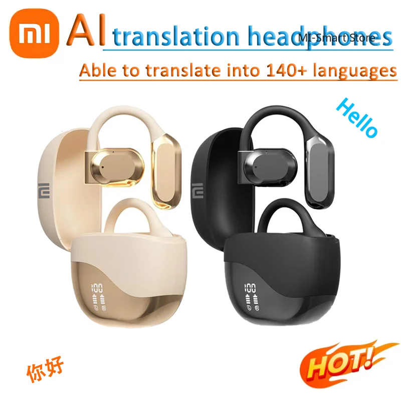 Xiaomi v reálnom čase AI prekladu slúchadlá redukcie hluku inteligentný hlasový preklad uši prekladov slúchadlá