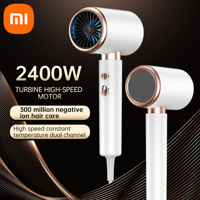 Xiaomi Vlasy Vysokorýchlostné elektrické turbíny Vzduch s nízkym hlukom Konštantná teplota a rýchle sušenie vhodné pre domáce salóny