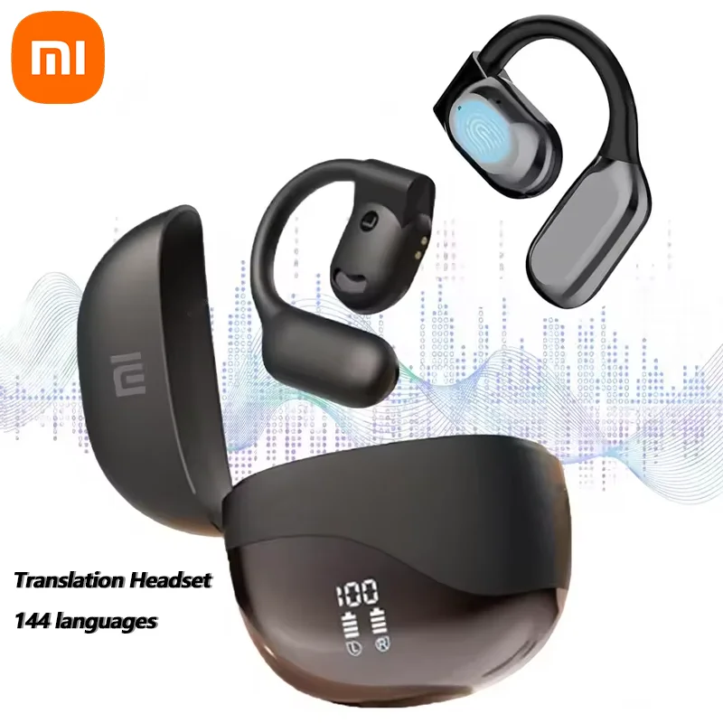 Xiaomi Wireless Translation Headsets Bluetooth5.4 Instant Languages ​​tlmočník Slúchadlá hlasu Súčasné prekladateľské slúchadlá