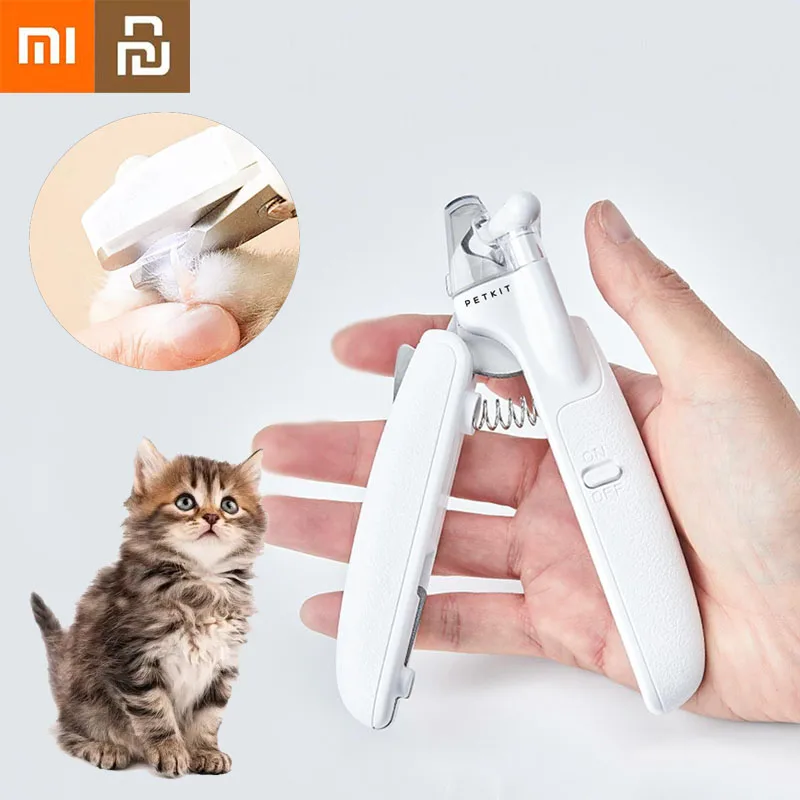 Xiaomi youpin Pet Clipper Scissors Led Light Cat Dog Clippers Clippers Nožnice Nožnice nechty klinca Nožnice Nožnice pre domáce zvieratá