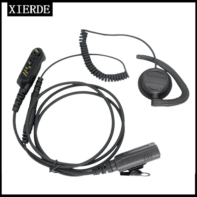 Xierde slúchadlá pre slúchadlá pre Hyt Hytera PD600 PD602 PD662 PD665 PD680 PD682 PD685 X1P X1E Walkie Talkie Radio Radio Hook Slúchadlá