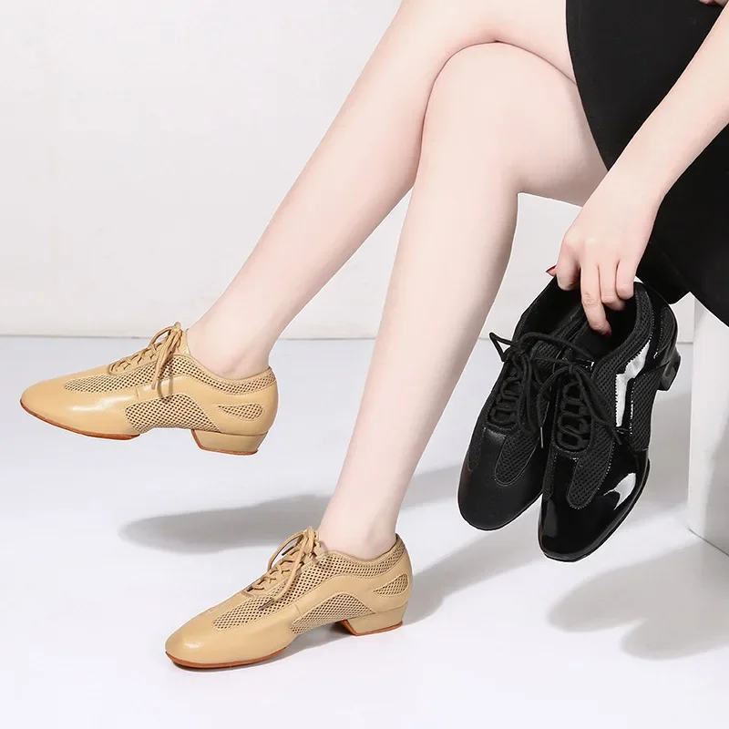 Xihaha Fashion Women Latin Salsa Dance topánky Soft Sole Profesionálne jazz tango topánky pre tanec Lady Indoor Sneakers Ballroom