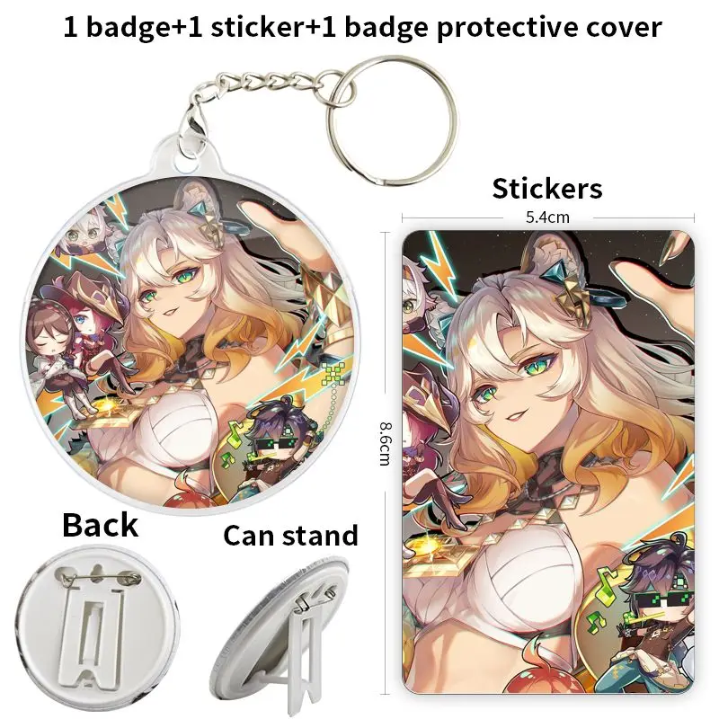 Xilonen Genshin Impact Game Anime Character Soft Button Odznak Broš