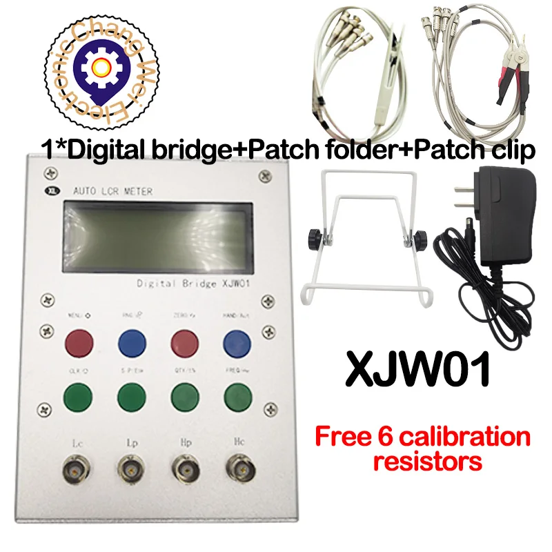 XJW01 0,3% LCR Digital Bridge Tester Bridge Rezistencia, indukčnosť, kapacita ESR Test Test HONT Product Kit