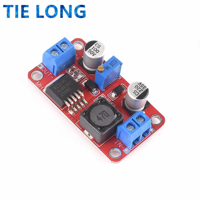 XL6019 DC-DC Booster Modul napájacieho modulu Výstup nastaviteľný Super LM2577 XL6009 Výstup krokového modulu 5V 12V 24V Nastavenie