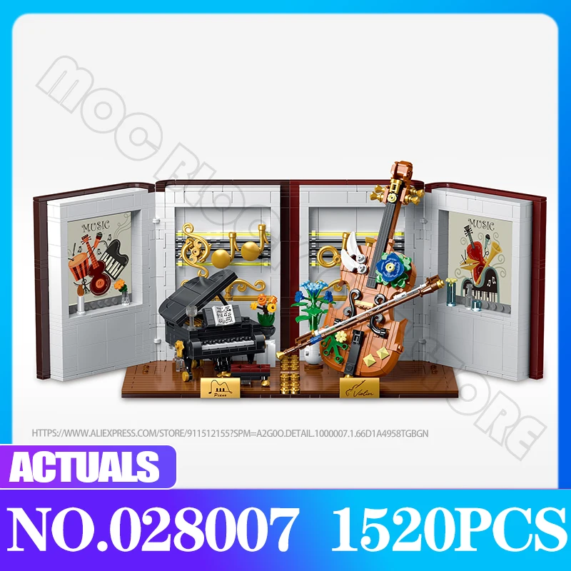 Xmork hudobné nástrojy Bookend Model 028007