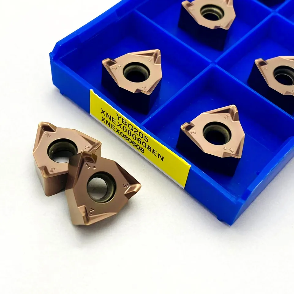 XNEX080608 XNMU080608 Vysoko kvalitné hľúzové frézovacie rezačky so 6-stranami nástrojov na mletie PIN 10KS XNEX080608 YBG205
