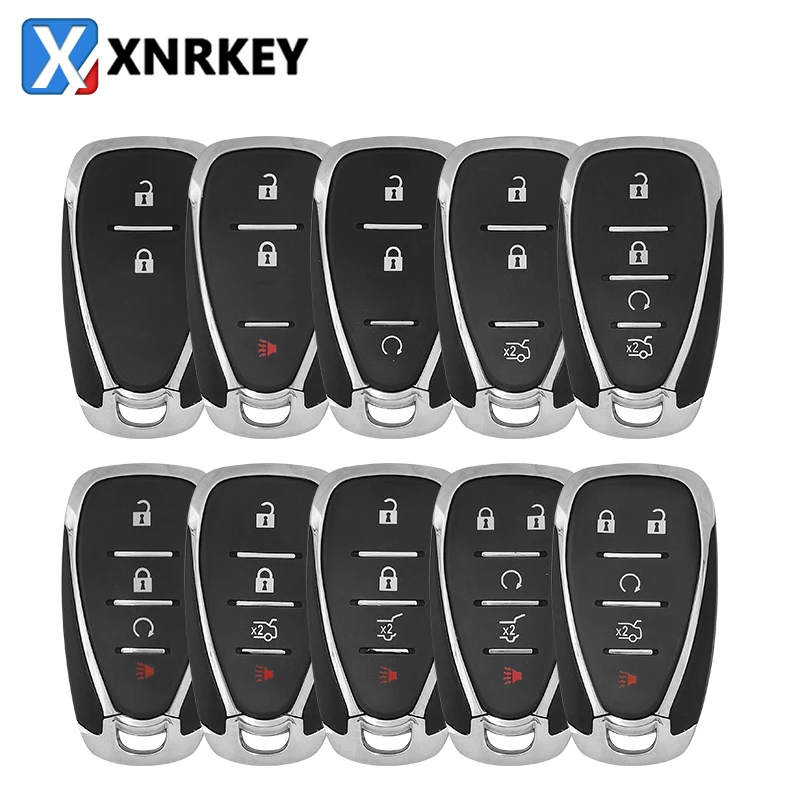 Xnrkey 2/3/4/5/6b vozidlo vzdialené kľúče pre diaľkové kľúče pre Chevrolet Camaro Equinox Cruze Malibu Spark 2016+ Vymeňte kľúča kľúča Kľúčový kryt kľúča