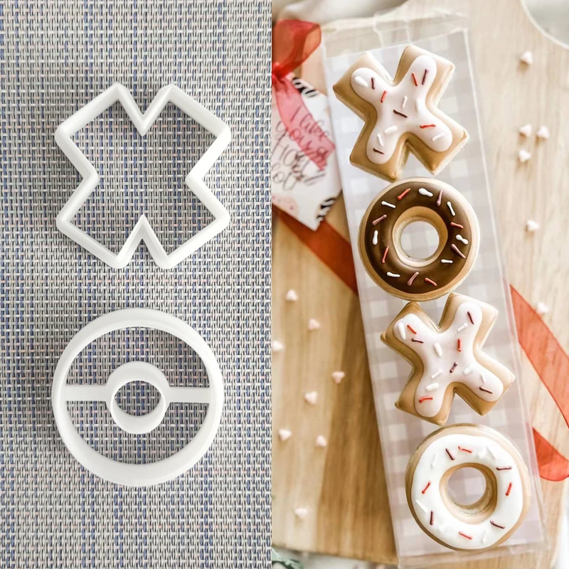 Xoxo Cutter Fondant Cukor sušienky
