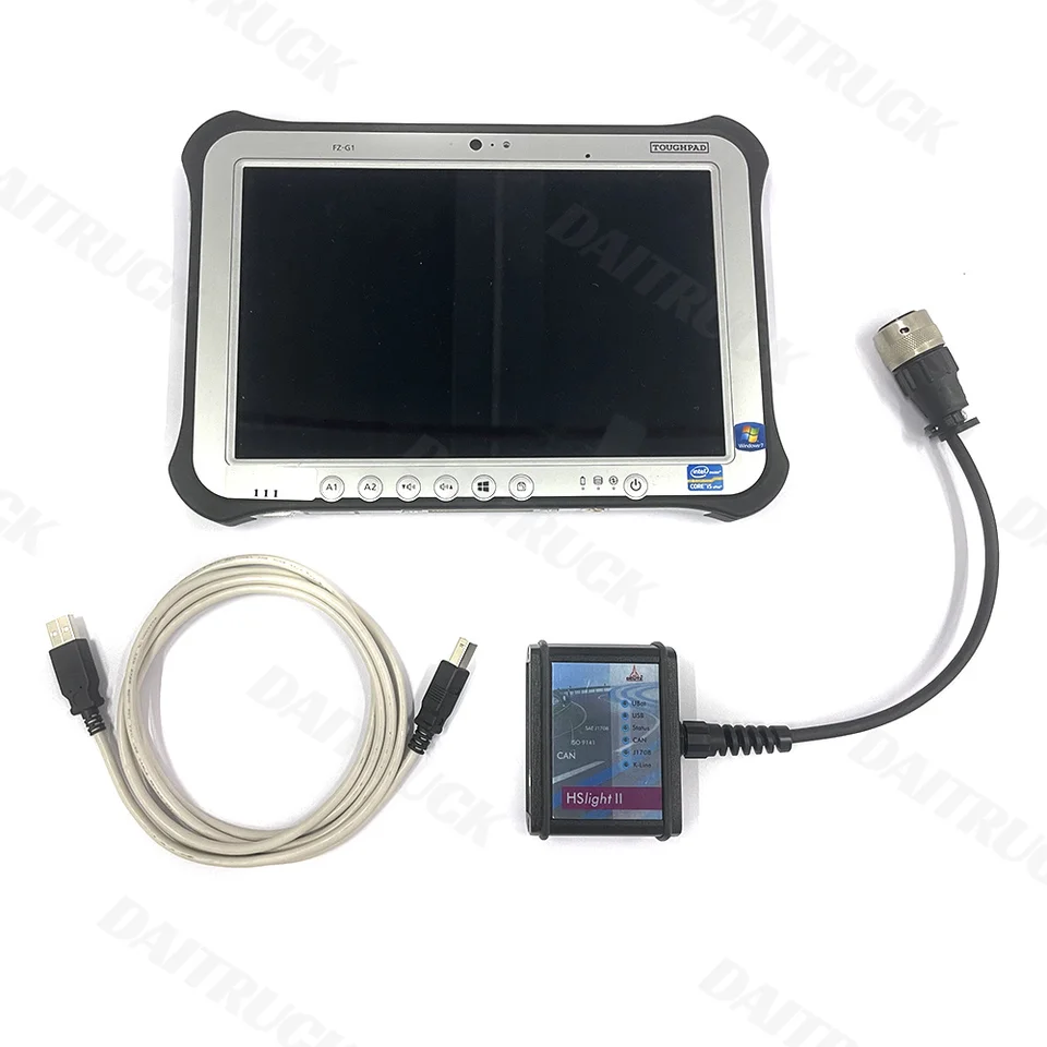 XPLORE Tablet/CF19 Bruckbook+ pre Deutz HS Light II s rozhraním komunikátora vozidla Serdia2000 pre radiče EMS 2.1/2.2