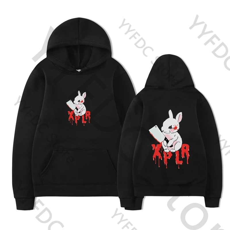 Xplr králičie Sam a Colby mikiny mikina módy xplr merch unisex pulvovers muži Men Ženy jesenné streetwear hip hop y2k mikiny