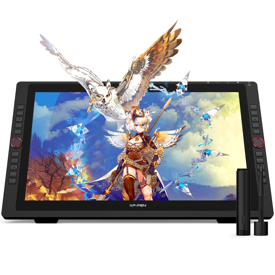 Xppen Artist 22R Pro Graphics Tablet Monitor 21,5 palca Displej kresby Tablet 60 Tilt 20 Klávesy skratiek 2 kolesá 120% SRGB